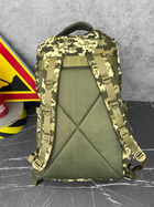 Рюкзак тактический штурмовой (55 Литров), Пиксель с системой MOLLE - изображение 5