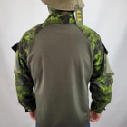 Рубашка мужская военная тактическая с липучками рип-стор ВСУ (ЗСУ) Ubaks Убакс 20221838 7327 L 50 р зеленая - изображение 4