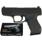 Дитячий пістолет на кульках "Walther P99" Galaxy G19 Страйкбольний пістолет Метал, чорний - зображення 1