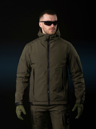 Тактична куртка утеплена BEZET Softshell Робокоп 6289 XL Хакі (2000101680420) - зображення 2