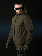 Тактична куртка утеплена BEZET Softshell Робокоп 6289 XL Хакі (2000101680420) - зображення 4