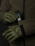 Тактична куртка утеплена BEZET Softshell Робокоп 6289 XL Хакі (2000101680420) - зображення 9