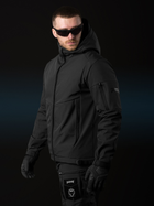Тактична куртка утеплена BEZET Softshell Робокоп 5747 M Чорна (2000093211442) - зображення 4