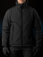 Тактична куртка утеплена BEZET Softshell Робокоп 5747 M Чорна (2000093211442) - зображення 6