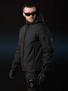 Тактична куртка утеплена BEZET Softshell Робокоп 5747 XL Чорна (2000093211466) - зображення 4