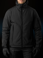 Тактична куртка утеплена BEZET Softshell Робокоп 5747 XL Чорна (2000093211466) - зображення 6