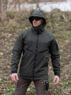 Тактична куртка утеплена BEZET Softshell Omega 6281 L Хакі (2000193041208) - зображення 7
