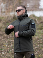Тактична куртка утеплена BEZET Softshell Omega 6281 XL Хакі (2000211163677) - зображення 6
