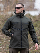 Тактична куртка утеплена BEZET Softshell Omega 6281 XS Хакі (2000227629945) - зображення 5