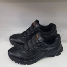 Кроссовки мужские кожаные Demi Season 42 (27.5 см) Демисезон 1208 Ukr-Tec (Чёрный) тактические ботинки - изображение 3