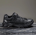 Кроссовки мужские кожаные Demi Season 42 (27.5 см) Демисезон 1208 Ukr-Tec (Чёрный) тактические ботинки - изображение 5
