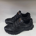 Кроссовки мужские кожаные Demi Season 43 (28 см) Демисезон 1208 Ukr-Tec (Чёрный) тактические ботинки - изображение 4