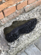 Кроссовки мужские кожаные Demi Season 42 (27.5 см) Демисезон 1208 Ukr-Tec (Олива) тактические ботинки - изображение 6