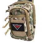 YAKEDA наплічна сумка-кобура ELITE GEN multicam тактична сумка через плече мультикам для пістолета - зображення 5