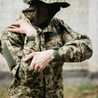 Військова форма ЗСУ Літня піксель ММ14, тактична форма піксель Ріп Стоп, розмір 46 армійський чоловічий одяг для військових - зображення 7
