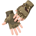 Тактичні рукавички безпалі літні Gloves Мультикам розмір L (11800) - зображення 3