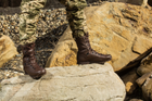 Легкие кожаные тактические военные берцы ALTBERG Sneeker 41 коричневые - изображение 11
