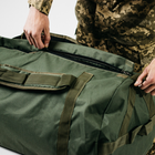 Баул армійський хакі, сумка баул армійський 100 л тактичний баул, тактичний баул-рюкзак - зображення 10