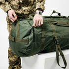 Баул армейский хаки, сумка баул армейский 120 л тактический баул, тактический баул-рюкзак - изображение 11