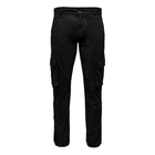 Чоловічі штани карго тактичні чорні 32 (48 розмір) - зображення 4
