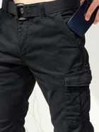 Чоловічі штани карго тактичні чорні 32 (48 розмір) - зображення 7