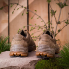 Берцы ботинки тактическая обувь кроссовки облегченные натуральная гидрофобная кожа усиленная пятка и носок Койот 44 (30 см) - изображение 3