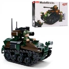 Конструктор Sluban Военный танк M38-B0750 245 деталей