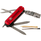 Нож Victorinox NailClip 580 Transparent Red (0.6463.T) - изображение 2