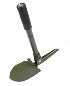 Тактическая лопата 5 в 1 E-Tac TA-A1 + чехол складная Green - изображение 2