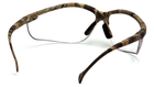 Тактические очки защитные открытые в камуфлированной оправе Pyramex Venture-2 Camo (clear) прозрачные - изображение 2