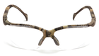 Тактичні захисні окуляри відкриті в камуфльованій оправі Pyramex Venture-2 Camo (clear) прозорі - зображення 3