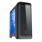 Корпус компьютерный mATX GameMax H602-BK без блока питания/Miditower/с подсветкой Черный