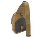 Тактическая нагрудная сумка Primo Sling однолямочная через плечо - Khaki Primo PR-SLING-KHK Хаки - изображение 3