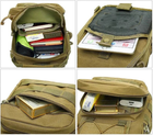 Тактическая нагрудная сумка Primo Sling однолямочная через плечо - Khaki Primo PR-SLING-KHK Хаки - изображение 6