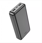 Power Bank УМБ портативне зарядне Hoco J100A High-ranking 20000mAh 2xUSB/Type-C чорний
