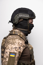 Тактический Кавер для Шлема FAST Размер XL Черный Маскировочный Чехол для Шлема - изображение 1