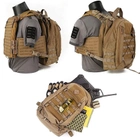 Тактичний рюкзак Emerson Assault Backpack/Removable Operator Pack Coyote 2000000089614 - зображення 8