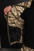 Кофта флисовая мужская военная тактическая с липучками под шевроны ВСУ (ЗСУ) Пиксель 8714 56 размер хаки - изображение 4
