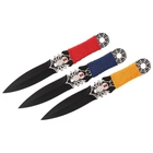 Ножи Метательные Утолщенная сталь (не ломаются) набор 3 в 1 Черные Пауки - изображение 3