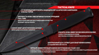 Нож Нескладной Выживания Тактический Черный Full Tang - изображение 6