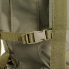 Универсальная сумка-баул тактическая 120 литров, военный водоотталкивающий баул из плотной тактической ткани Kiborg Олива - изображение 4