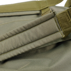 Универсальная сумка-баул тактическая 120 литров, военный водоотталкивающий баул из плотной тактической ткани Kiborg Олива - изображение 5
