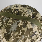 Универсальная сумка-баул тактическая 120 литров, военный водоотталкивающий баул из плотной тактической ткани Kiborg Пиксель - изображение 10