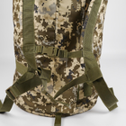 Універсальна сумка-баул тактична 120 літрів, військовий водовідштовхувальний баул із щільної тактичної тканини Kiborg Піксель - зображення 11
