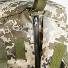 Универсальная сумка-баул тактическая 80 литров, военный водоотталкивающий баул из плотной тактической ткани Kiborg Пиксель - изображение 10