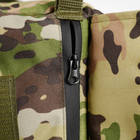 Универсальная сумка-баул тактическая 80 литров, военный водоотталкивающий баул из плотной тактической ткани Kiborg Мультикам - изображение 7