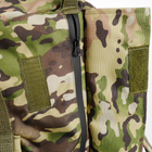 Универсальная сумка-баул тактическая 80 литров, военный водоотталкивающий баул из плотной тактической ткани Kiborg Мультикам - изображение 13