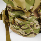 Універсальний рюкзак тактичний 80 літрів, військовий водовідштовхувальний рюкзак із щільної тактичної тканини Мультикам - зображення 13