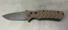 Нож тактический Boker Plus Strike Coyote, клинок 85 мм, койот, сталь AUS-8* - изображение 4