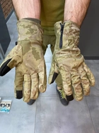 Перчатки тактические 2 в 1, пальцевые, утепленные, Камуфляж, размер M - изображение 4